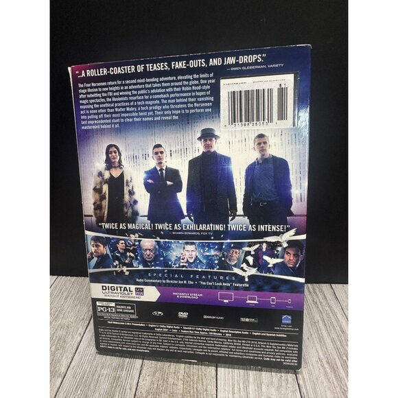 Now You See Me 2: You Haven't Seen Anything Yet - DVD + Digital 2016 - Picture 2 of 6
